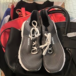 Nautica Women's Charcoal and White Sneakers